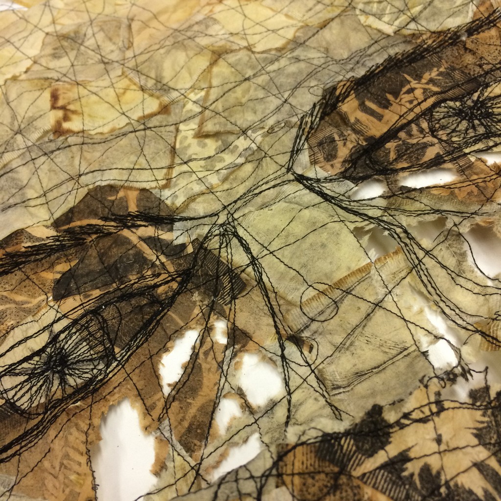 Falling apart at the seams detail Monique DayWilde